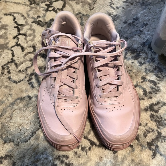 REEBOK CLUB C DOUBLE GEO 'SHELL PURPLE/SHELL PURPLE/INFUSED LILAC' - Picture 3 of 9